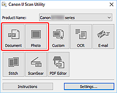 figure: IJ Scan Utility